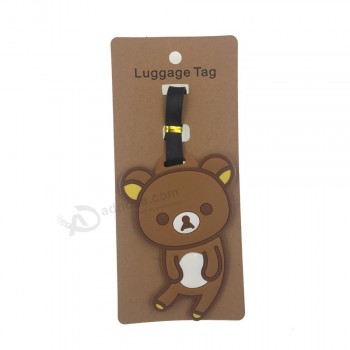 Cartoon Small Bear travel labels for suitcases