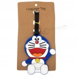 caricatura doraemon equipaje etiqueta accesorios de viaje él y ella etiquetas de equipaje