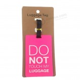 cartoon Do Not clear luggage tags