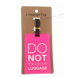 cartoon Do Not clear luggage tags