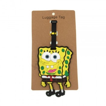 cartoon spongebob luggage label wholesale