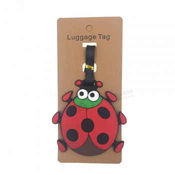 cartoon ladybug luggage Tag label manufacturer