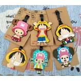 valigie coperture protettive mala carta d'imbarco articoli da viaggio carta di controllo bagagli in gomma morbida Etichette per bagagli Per bambini