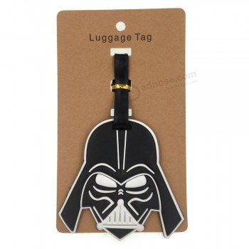 Dessin animé star wars Bagage Tag Accessoires de voyage Gel de silice Valise ID Porte-adresse