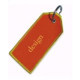 china supplier cheap custom woven keyring