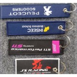wholesale custom high quality woven Key ring