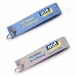 polyester felt keyring/3mm polyester felt loop belt strap keychain