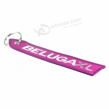 Embroidery Logo Keychain/keyring Custom Made Key Tag