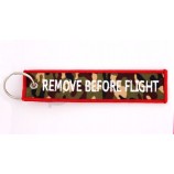 promotional bespoke fabric embroidery personalised keyrings