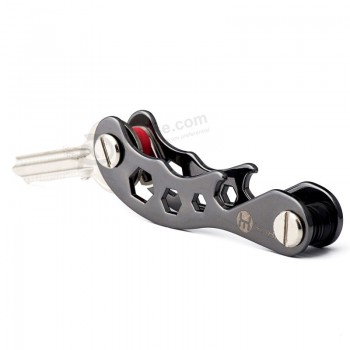 Porta-chaves metálico EDC de alumínio Porta-chaves