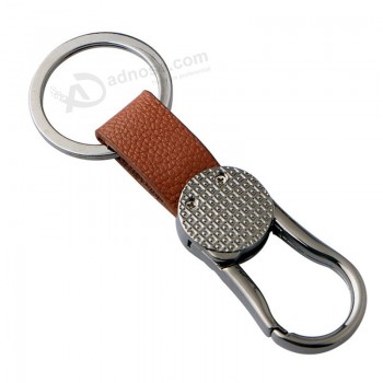 Car Keys Genuine Leather Classic Compact Key Holder and Keychain Organizer