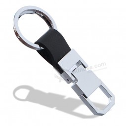 llavero de metal de diseño Llavero con cuero para el hogar, la oficina Carteras de llaves de coche con llavero Llavero para hombres y mujeres