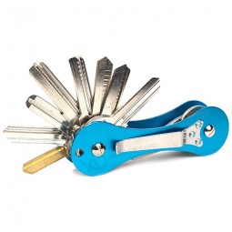 bolsillo de llavero organizador de clip de organizador de llaves inteligentes de aluminio