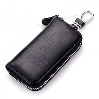 Genuine Leather Key Wallet Men & Women Car Key Bag Multi Function Key Case