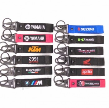 tissu Déplacer Vol Avion Broderie Porte-clés, Équipage Brodé Porte-clés Pour Voiture Moto Sac Chat Porte-clés