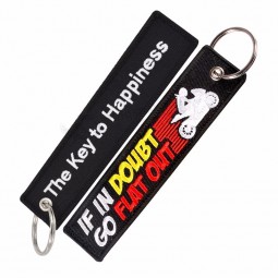 Tissu brodé Type porte-clés/porte-clés/porte-clés