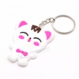 kundenspezifisches Auto des Logos 3d personifizierte Schlüsselringe weiches PVC keychain, Gummi keychain en gros