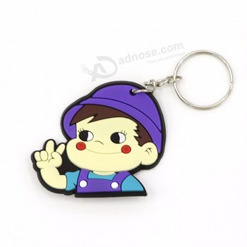 Porte-clés de dessin animé promotionnel en gros, porte-clés personnalisés logo personnalisé