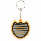 Vente en gros de porte-clés personnalisés souples à personnaliser, accessoires de porte-clés