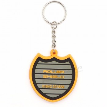 Vente en gros de porte-clés personnalisés souples à personnaliser, accessoires de porte-clés