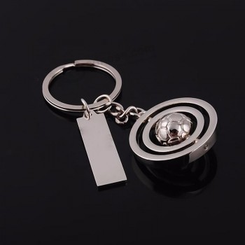 kundenspezifisches Logoentwurfs-längliches Metallnamenssublimationsfreies keychain / Schlüsselring