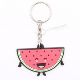 kundenspezifischer Großhandel 3d keychain weicher PVC-Gummi personifizierte Schlüsselringe mit preiswertem Preis