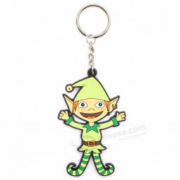 Pvc Keychain One Side Soft Pvc Keyring Double Sides 3d Rubber Keychain