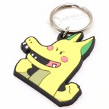 quality auto Car logo drop-shaped black leather Key chains keyring