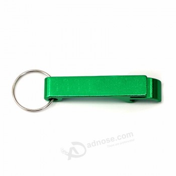Vente en gros pas cher personnalisé logo alliage d’aluminium porte-clés personnalisés ouvre-bouteille