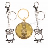 Rond Beau Métal Dog Tag Pets Tag Porte-clés personnalisés Dog Lover