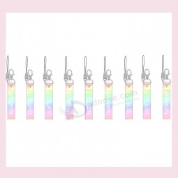 transparent laser lanyard name custom