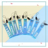 Laser Lanyard Nom Mignon Porte-clés Porte-clés Téléphone portable Sac à dos Pendentif