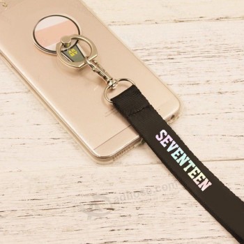 Corde de suspension de téléphone portable personnalisée avec porte-clés et porte-clés