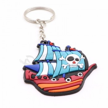 Porte-clés en PVC souple 3D en caoutchouc personnalisé, porte-clés en caoutchouc PVC de nom personnalisé en plastique