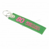 бирка keychains изготовленного на заказ мягкого и удобного полиэфира вышивки холодная / сплетенная изготовленна
