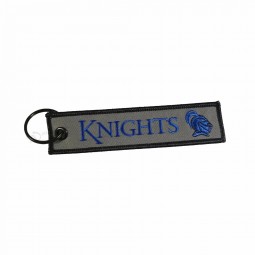 high quality design your own custom embroidery country logo kguitar pick cool keychains tag