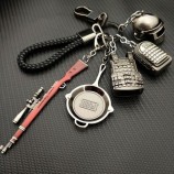 Cuivre Porte-clés Casque Et Pistolets 98K en gros