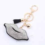 Porte-clés en cuir PU pour fille en gros