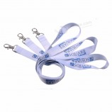 huacheng maravillosas cintas de identificación personalizadas con logotipo impreso cordón de sublimación de poliéster para llaves