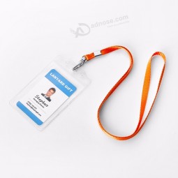 Liberação rápida pinwith cordão estampado E titular do cartão personalizado publicidade promocional cordão de poliéster para chaves