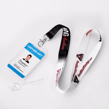 Clés Soie Cou Badge Logo Lanière pour clés Porte-clés Badge Clip Porte-badge