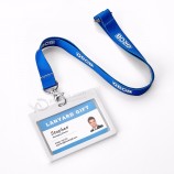 Longe Mickey Mouse avec badge Porte-carte Longe Bobine Badge Id Holder longe pour clés Manchon en plastique transparent