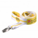 Huacheng 20mm breite benutzerdefinierte Sublimationsdruck Logo Polyester Airbus Lanyard für Schlüssel