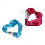 Crochet porte-clés coeur en aluminium à vendre
