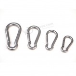 stainless steel spring carabiner snap key hook