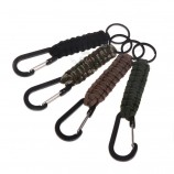 EDC Climb Porte-clés Tactique Outil de Survie En Plein Air Mousqueton Crochet Parachute Cordon