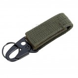 Boucle d’escalade en nylon Fixation tactique Porte-clés Ceinture Crochet
