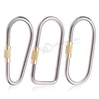 camping link titanium alloy carabiner keychain hanging lock buckle hook