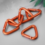 triangle carabiner outdoor camping hiking keychain snap clip hook