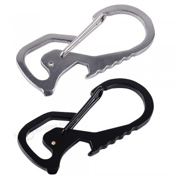 stainless buckle carabiner keychain Key ring clip hook factory direct